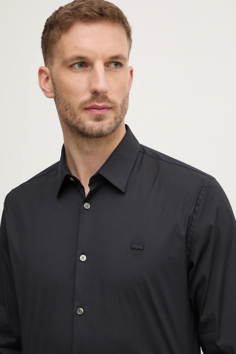 Skjorte Lacoste Lacoste Slim Fit Shirt with Classic Collar Sort | CH5253