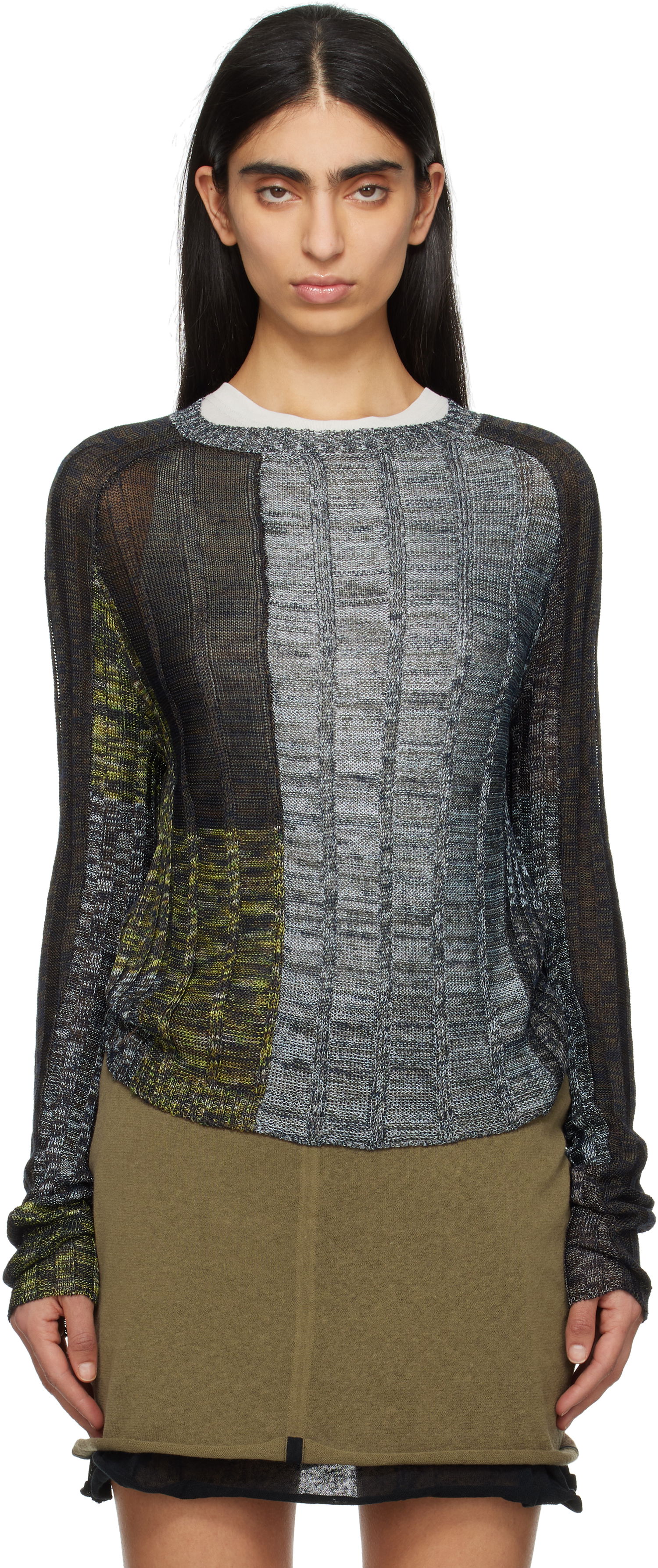 Sweater Eckhaus Latta Eckhaus Latta Symphony Knit Sweater Flerfarvet | 8021-EL-PS25-C -, 0