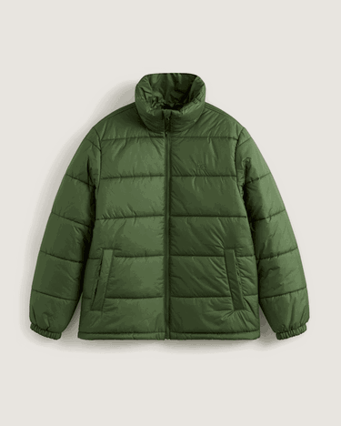 Puffer jakke Vans Hillgate Puffer Jacket Grøn | VN000PJ9EN6, 0