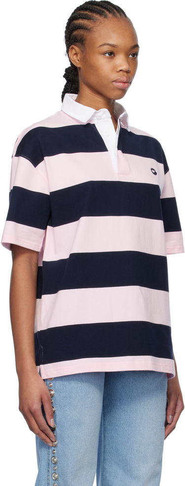 Polo skjorte Coperni Coperni Striped Rugby Polo Lyserød | COPJS117F5026, 1