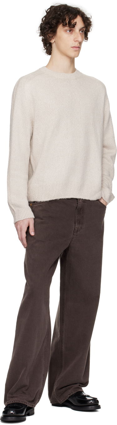 Sweater OUR LEGACY OUR LEGACY True Roundneck Sweater Beige | M2253TO, 3