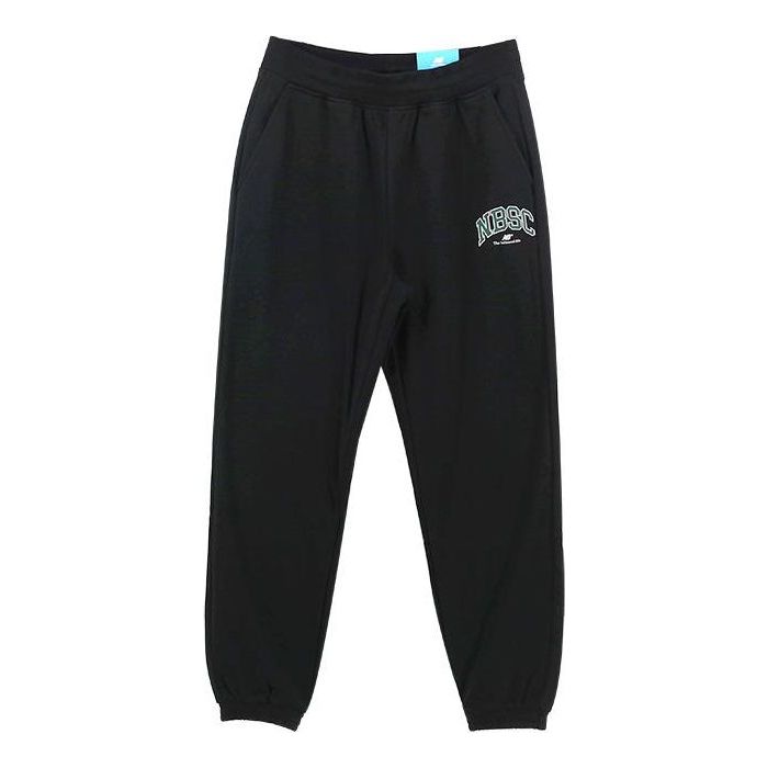 Joggingbukser New Balance NBSC Logo Sweatpants Sort | 6LC44363-BK