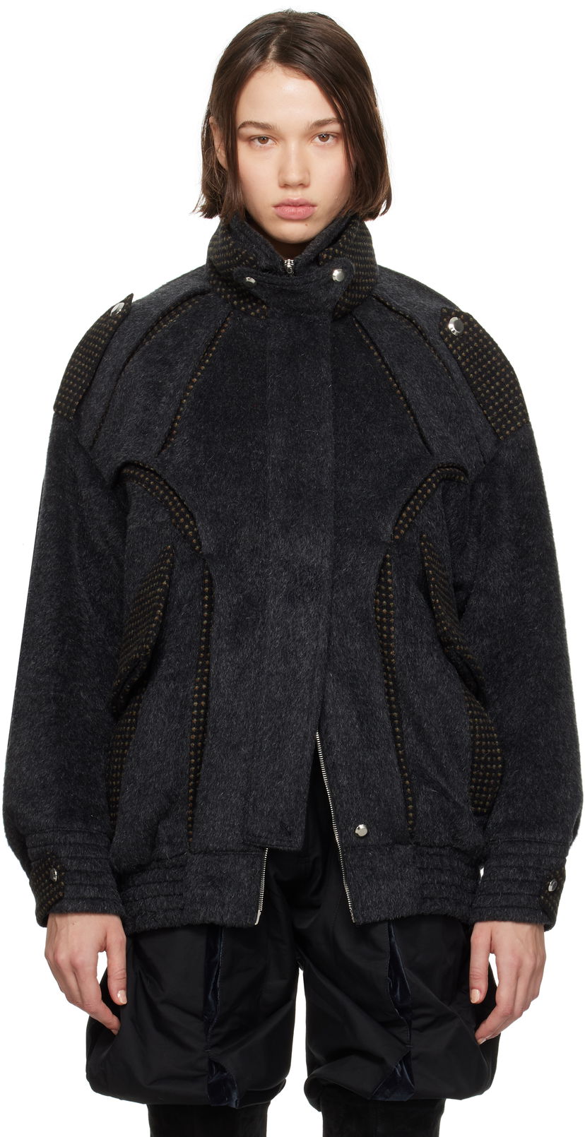 Jakke KIKO KOSTADINOV Chasseur Jacket Sort | KKWAW24J05-23