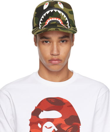 Kasket BAPE A Bathing Ape 1st Camo Shark Mesh Cap Grøn | 001CPK701008M, 0