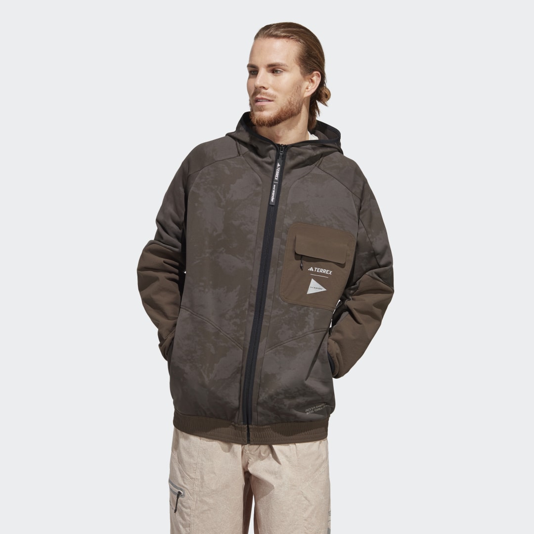 Jakke adidas Performance Terrex x and wander Fleece Jacket Brun | HR7140, 0
