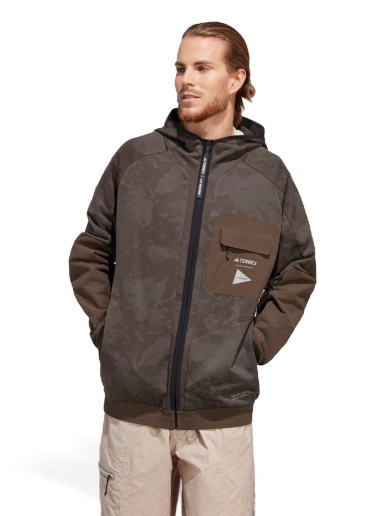 Jakke adidas Performance Terrex x and wander Fleece Jacket Brun | HR7140