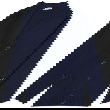 Sweater Valentino Men's V Logo Cardigan Navy Mørkeblå | 4V3KA03I9YW-598, 0