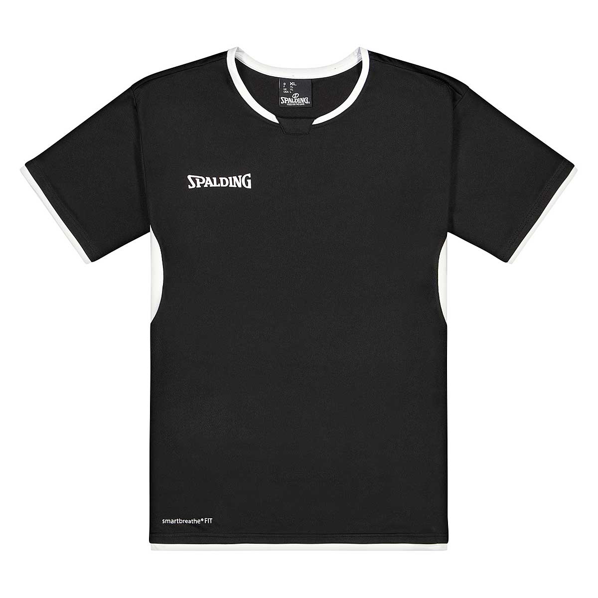 T-shirt Spalding Shooting Black T-Shirt Sort | 40221409-BK/WH, 0