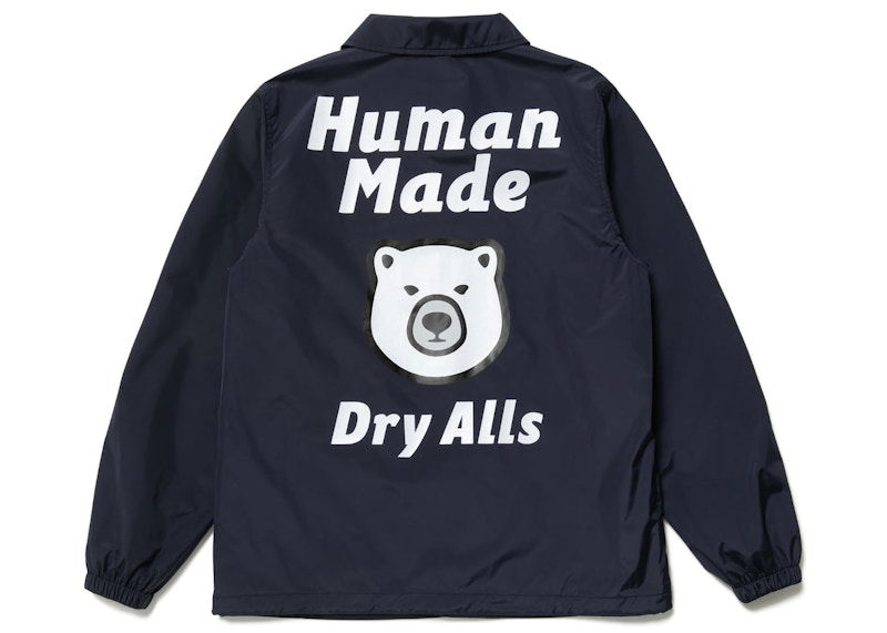 Jakke Human Made Polar Bear Coach Jacket Mørkeblå | HM24JK002, 0
