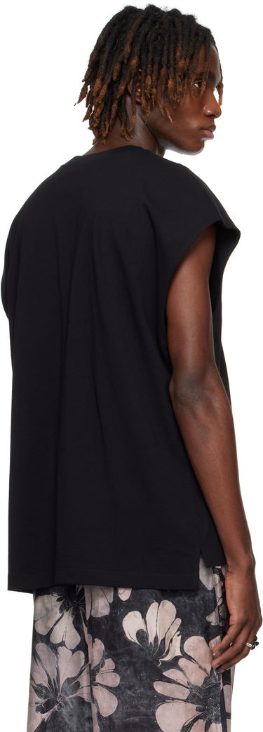 Tanktop Dries Van Noten Dries Van Noten Sleeveless T-Shirt Sort | 251-021115-1603, 2