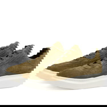 Sneakers og sko Alexander McQueen Exaggerate Sole Suede Grøn | 807882-WIA50-2125, 2