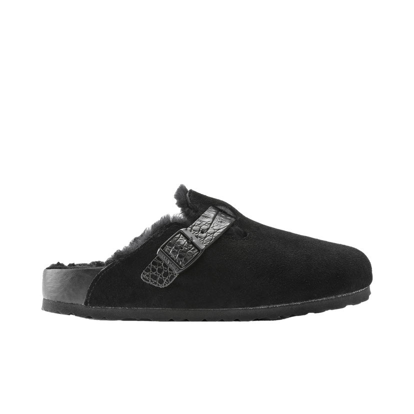 Sneakers og sko Birkenstock Boston Shearling Suede Sort | 1021009/1021082