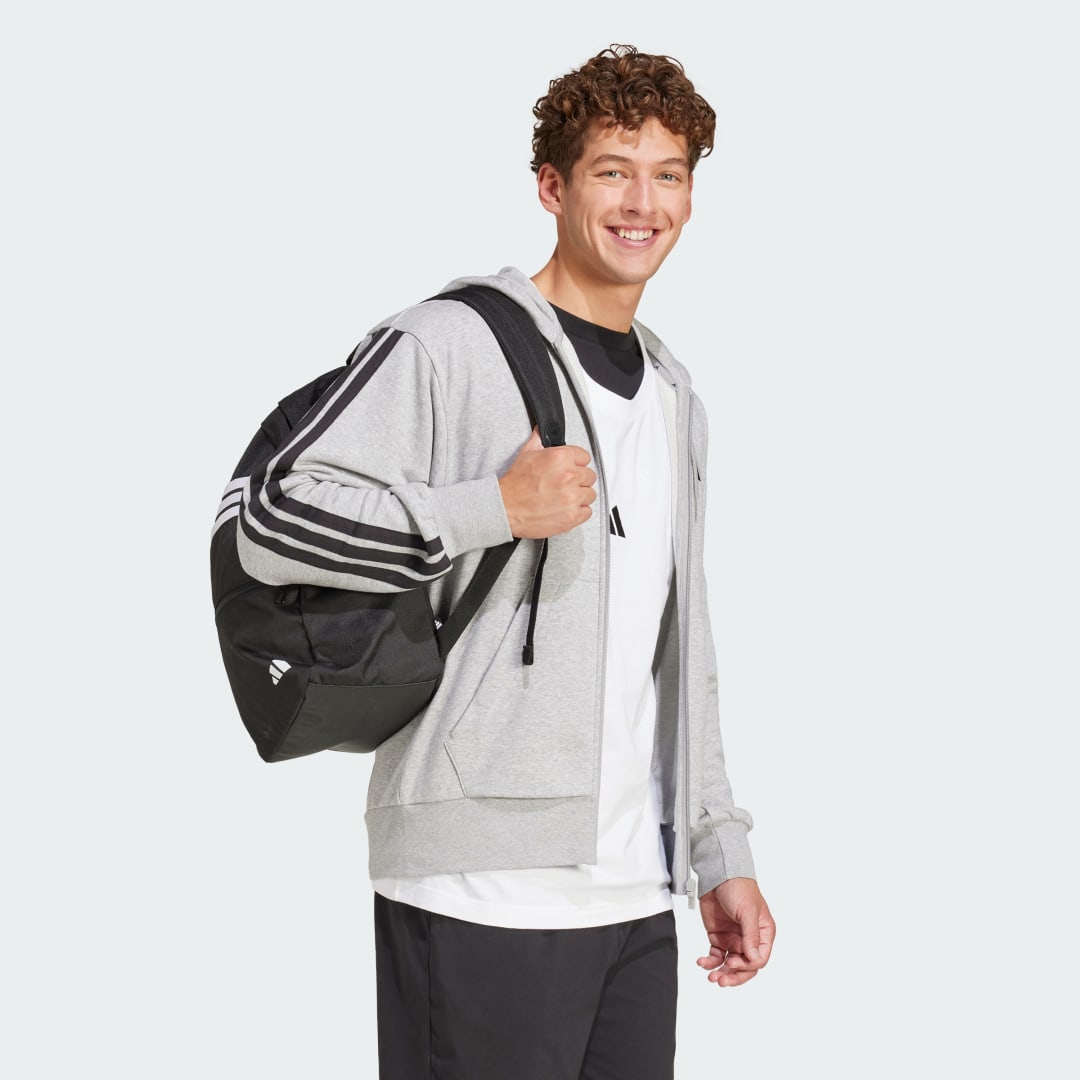 Sweatshirt adidas Performance Essentials Full-Zip Hoodie Grå | JE6338, 1