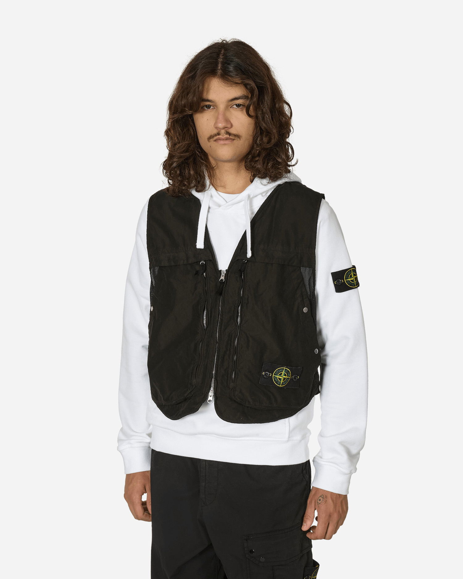 Vest Stone Island Light-TC Vest Black Sort | 8115G03M3 V0029, 1