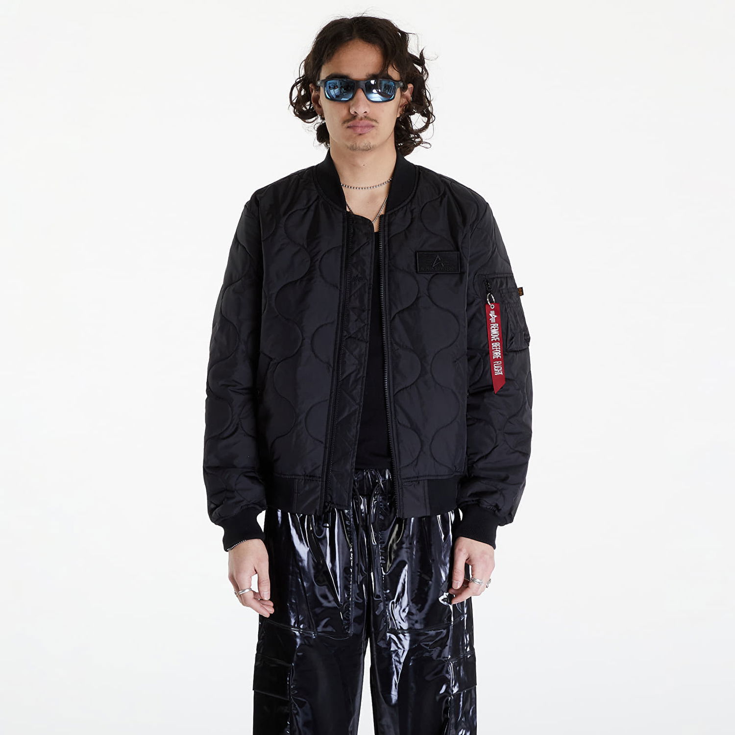 Bomberjakke Alpha Industries MA-1 ALS Black Sort | 136135 03, 0