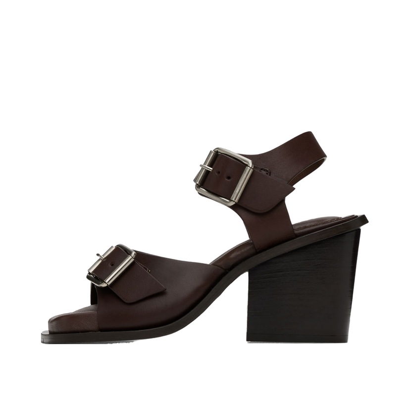 Sneakers og sko LEMAIRE Square Heeled Sandals Brun | FO0024 LL196