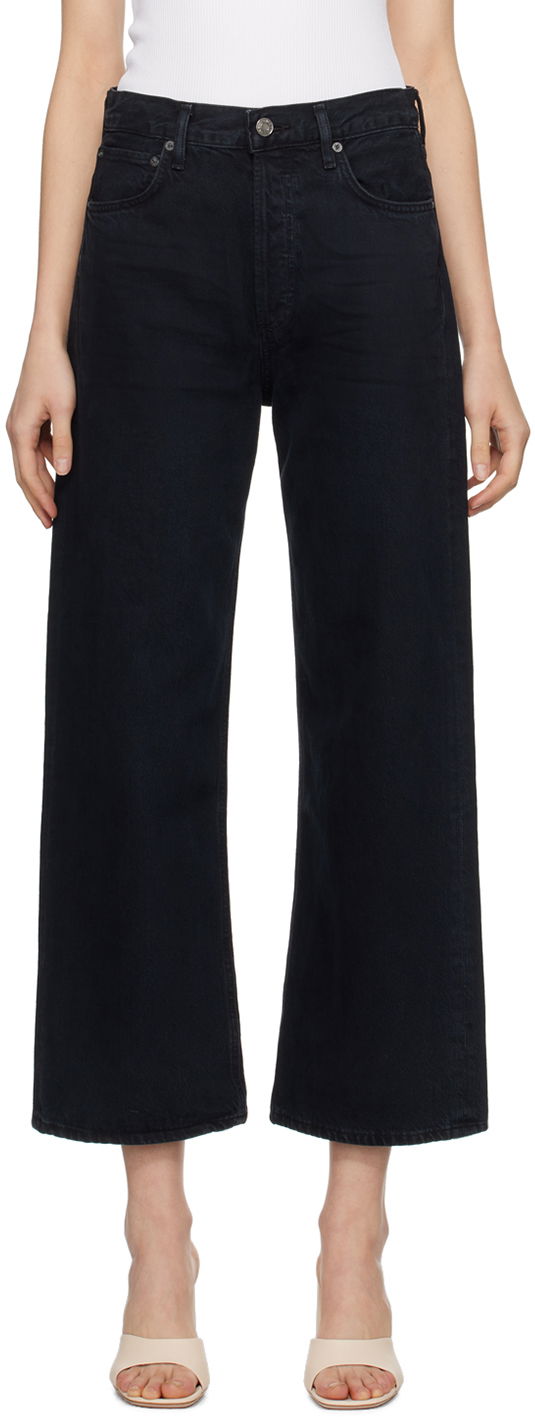 Jeans AGOLDE AGOLDE Ren Wide Leg Jeans Sort | A9191-1462, 0