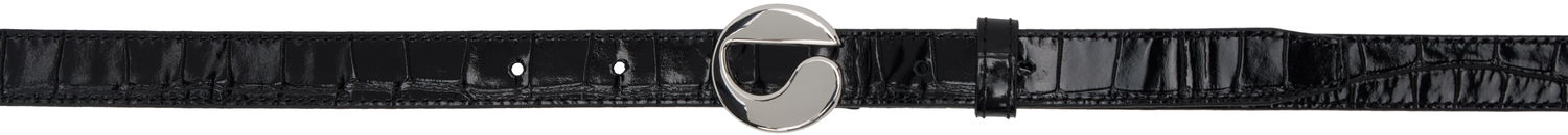 Bælter Coperni Coperni Skinny Logo Leather Belt Sort | COPBE10838, 0