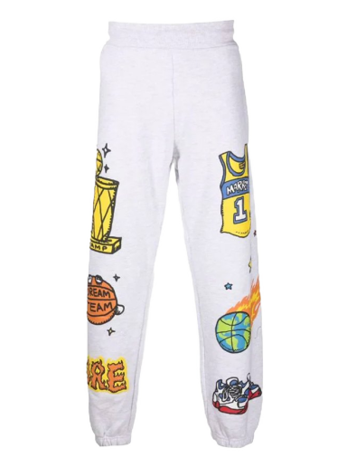 Joggingbukser MARKET Memorabilia Sweatpants Hvid | 395000527