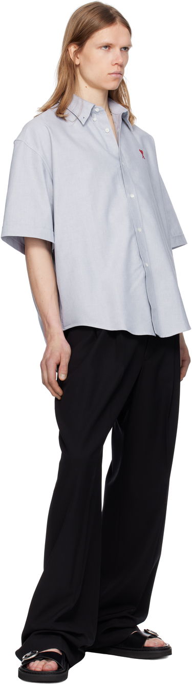 Skjorte AMI Shirt Blå | HSH230.CO0031, 3