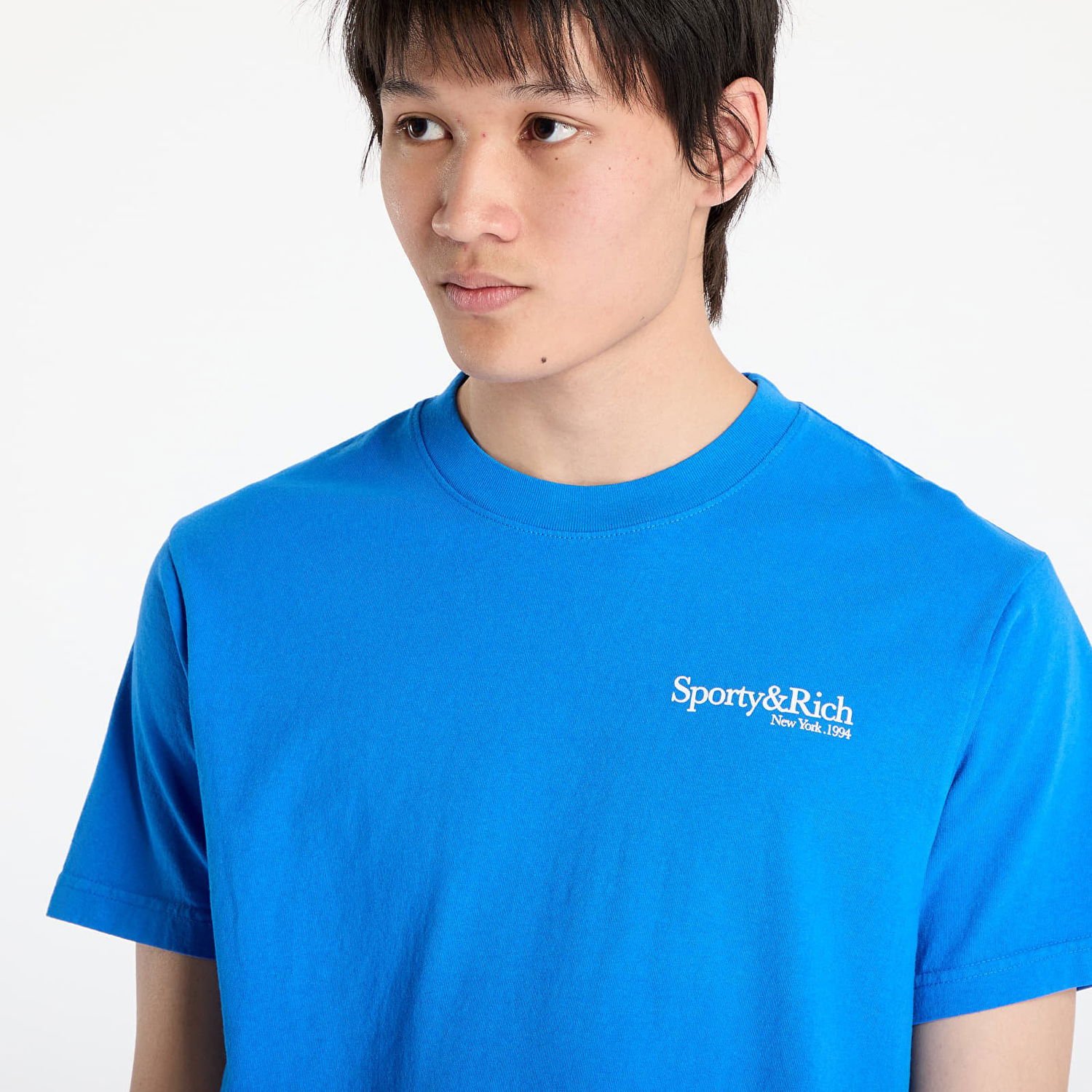 T-shirt Sporty & Rich Sporty & Rich Health is Wealth T-Shirt Blå | TO043622300BL67, 1