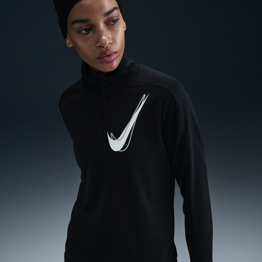 Sweatshirt Nike Swoosh Dri-FIT Midlayer 1/2 Zip Sort | HJ2225-010, 1