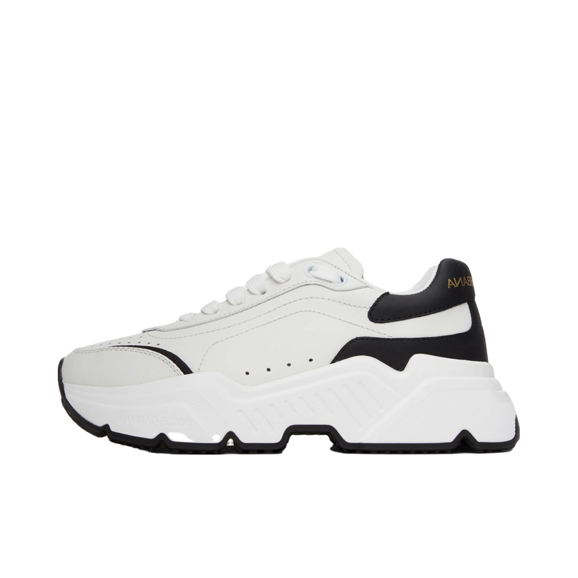 Sneakers og sko Dolce & Gabbana White & Black Daymaster Sneakers Hvid | CK1791 AX589