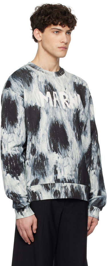 Sweatshirt Marni Marni Scribble Logo Organic Sweatshirt Flerfarvet | FUMU0074PR USS023, 1