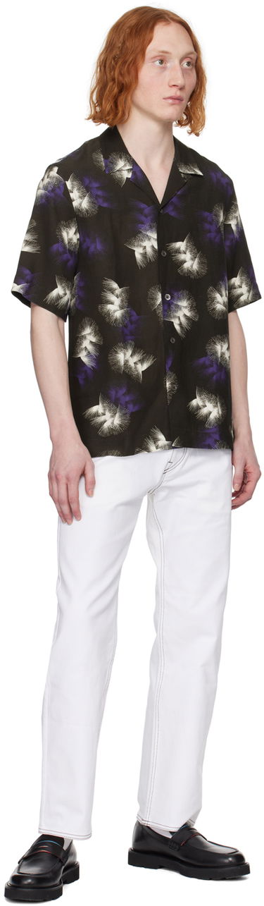 Skjorte Paul Smith Paul Smith Abstract Print Shirt Sort | M1R-905U-M02229-79, 3