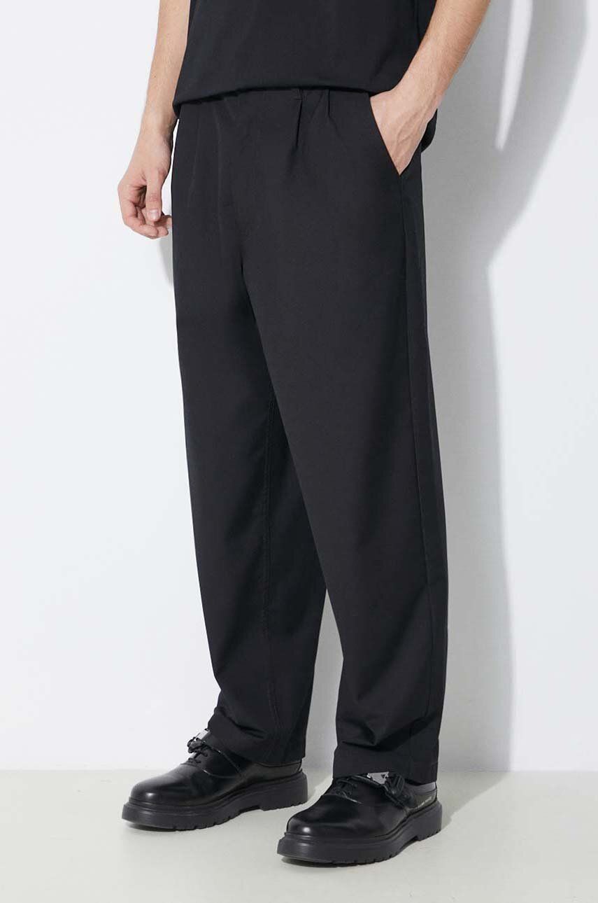 Bukser Vans Pleat Front LX Trousers Sort | VN000GVYBLK1, 0