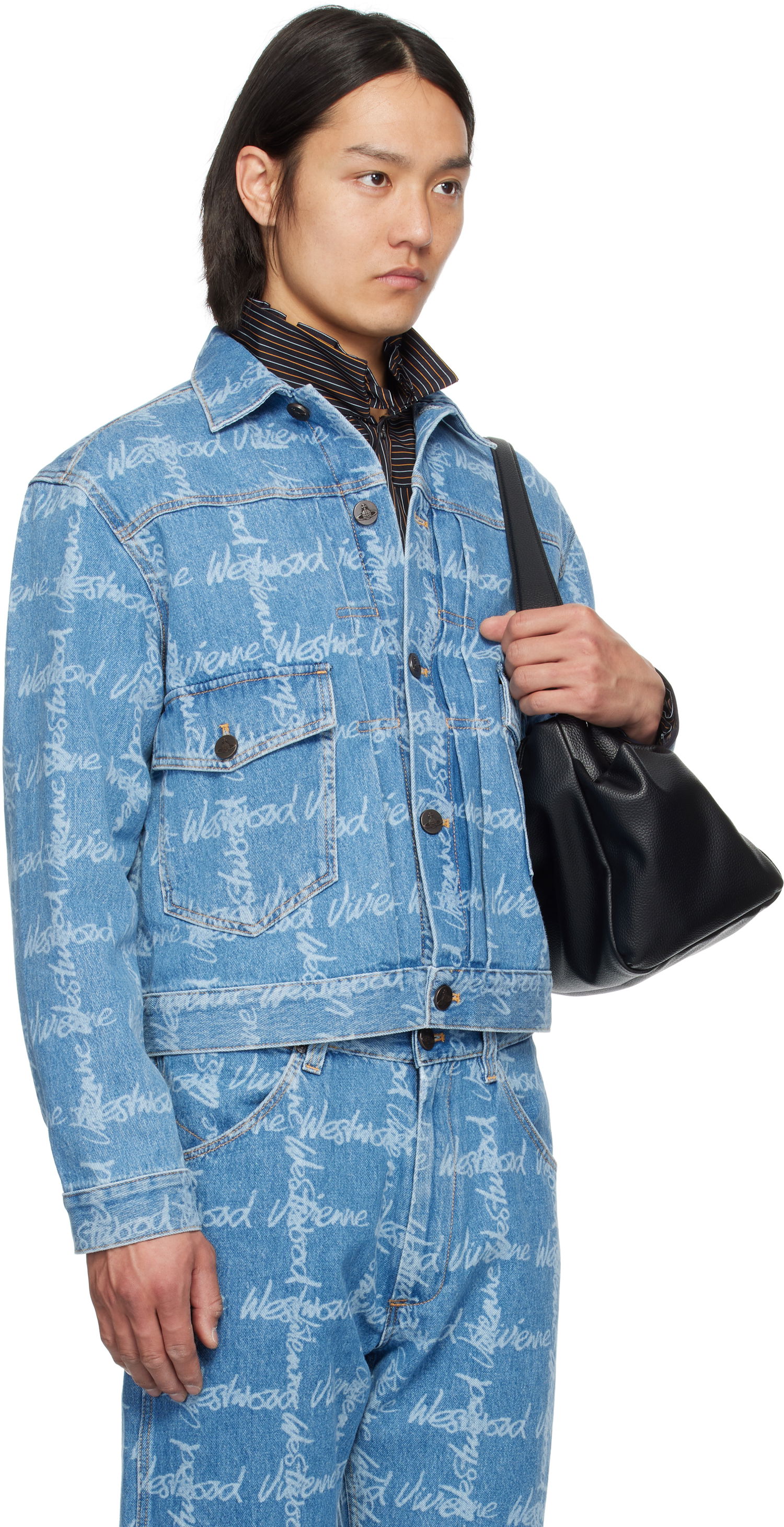 Jakke Vivienne Westwood Vivienne Westwood Marlene Denim Jacket Blå | 2801000E-W014I-, 1