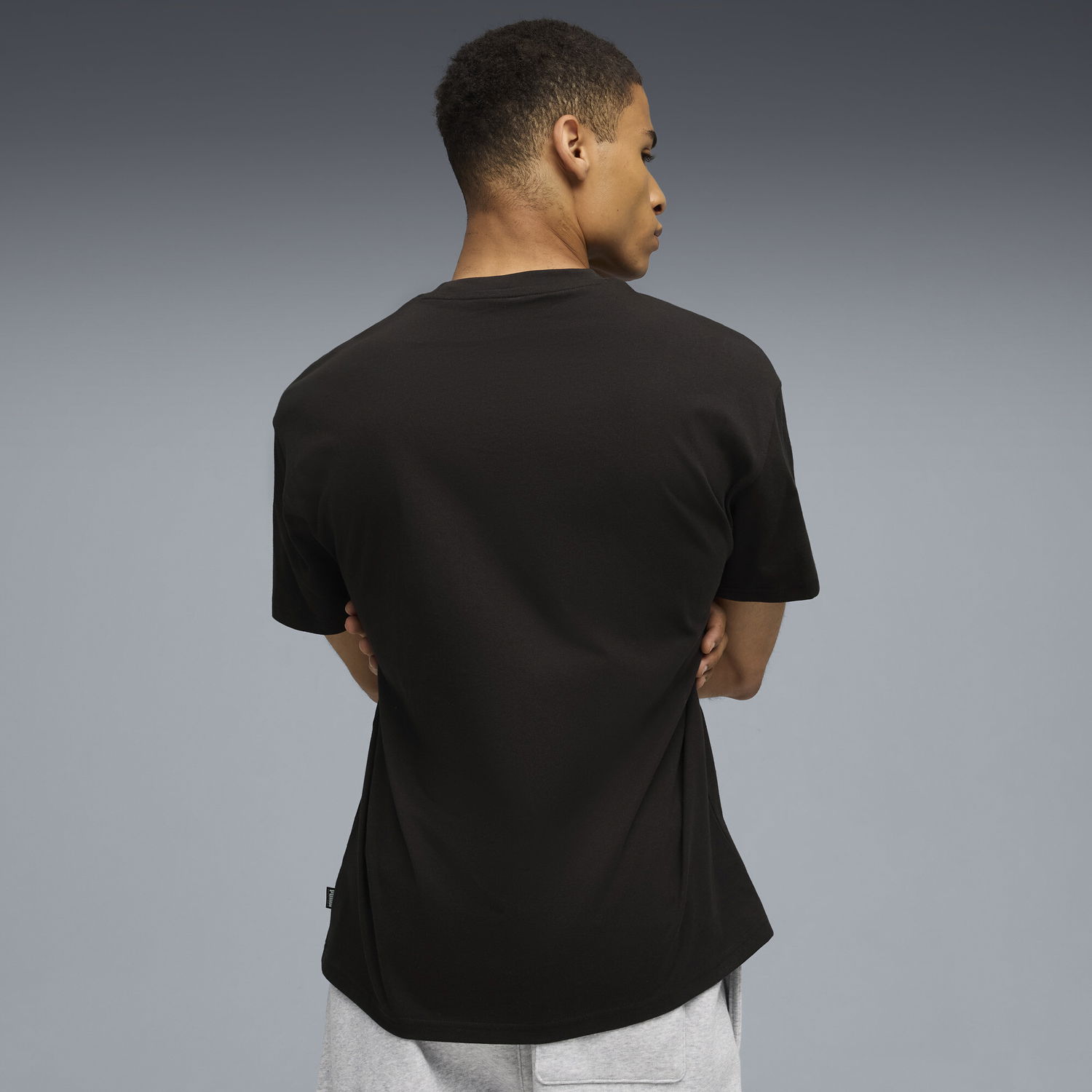 T-shirt Puma Hooptopia Hoopray Vision Graphic T-Shirt Sort | 632879_01, 1