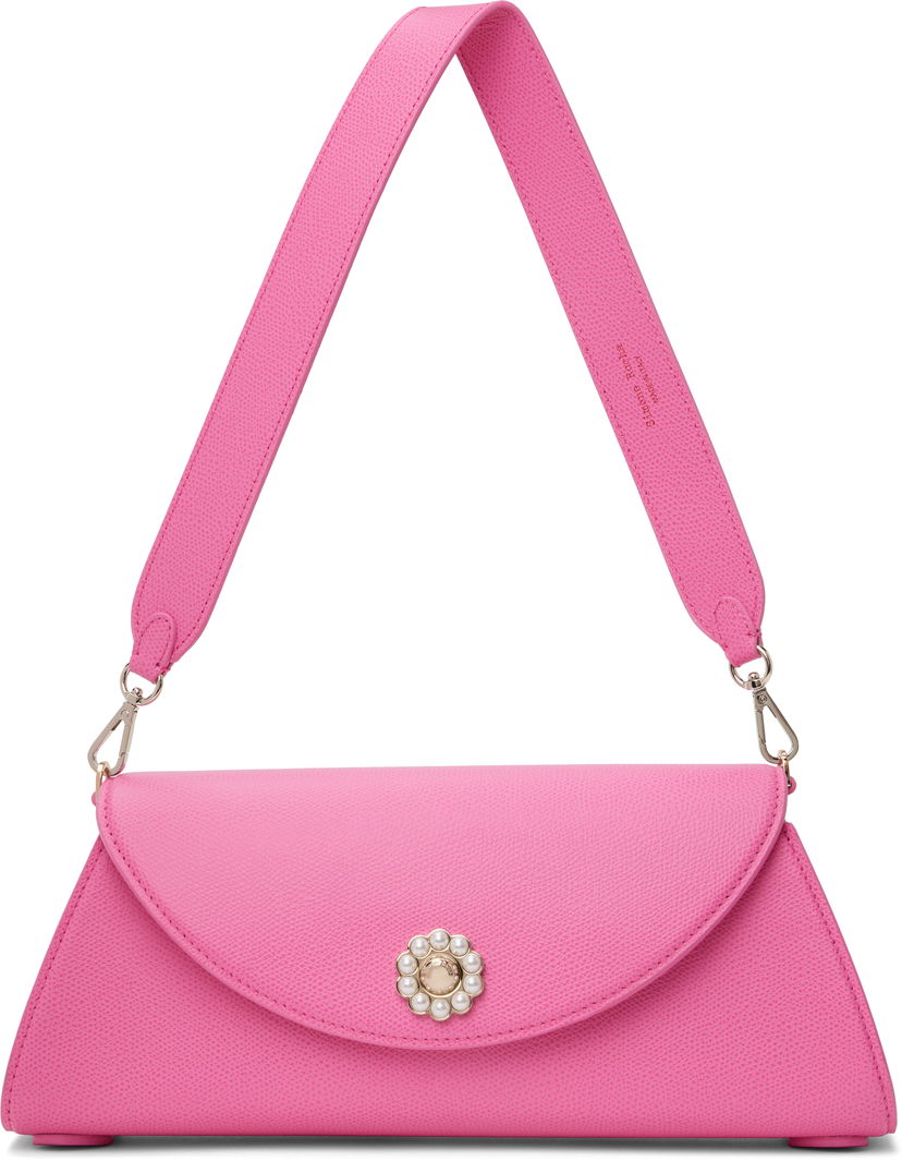 Skuldertaske Simone Rocha Simone Rocha Long Pochette Valentine Bag Lyserød | BAG190 0787