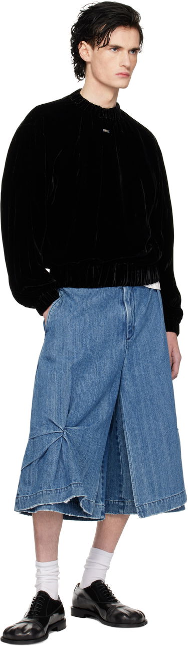 Sweatshirt ADER ERROR Velvet Relaxed Fit Sweatshirt Sort | BN01FWSW0101BK, 4