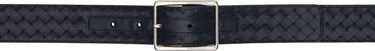 Bælter Bottega Veneta Bottega Veneta Intrecciato Piccolo Leather Belt Mørkeblå | 796783V4LQ14028, 0
