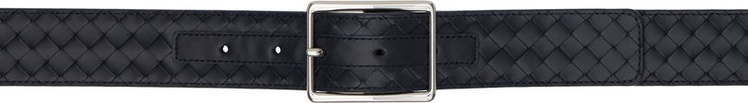 Bælter Bottega Veneta Bottega Veneta Intrecciato Piccolo Leather Belt Mørkeblå | 796783V4LQ14028