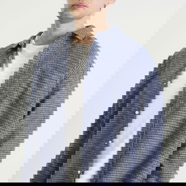 Skjorte Palmes Cotton Mouline Shirt Blå | P30-0037-677, 5