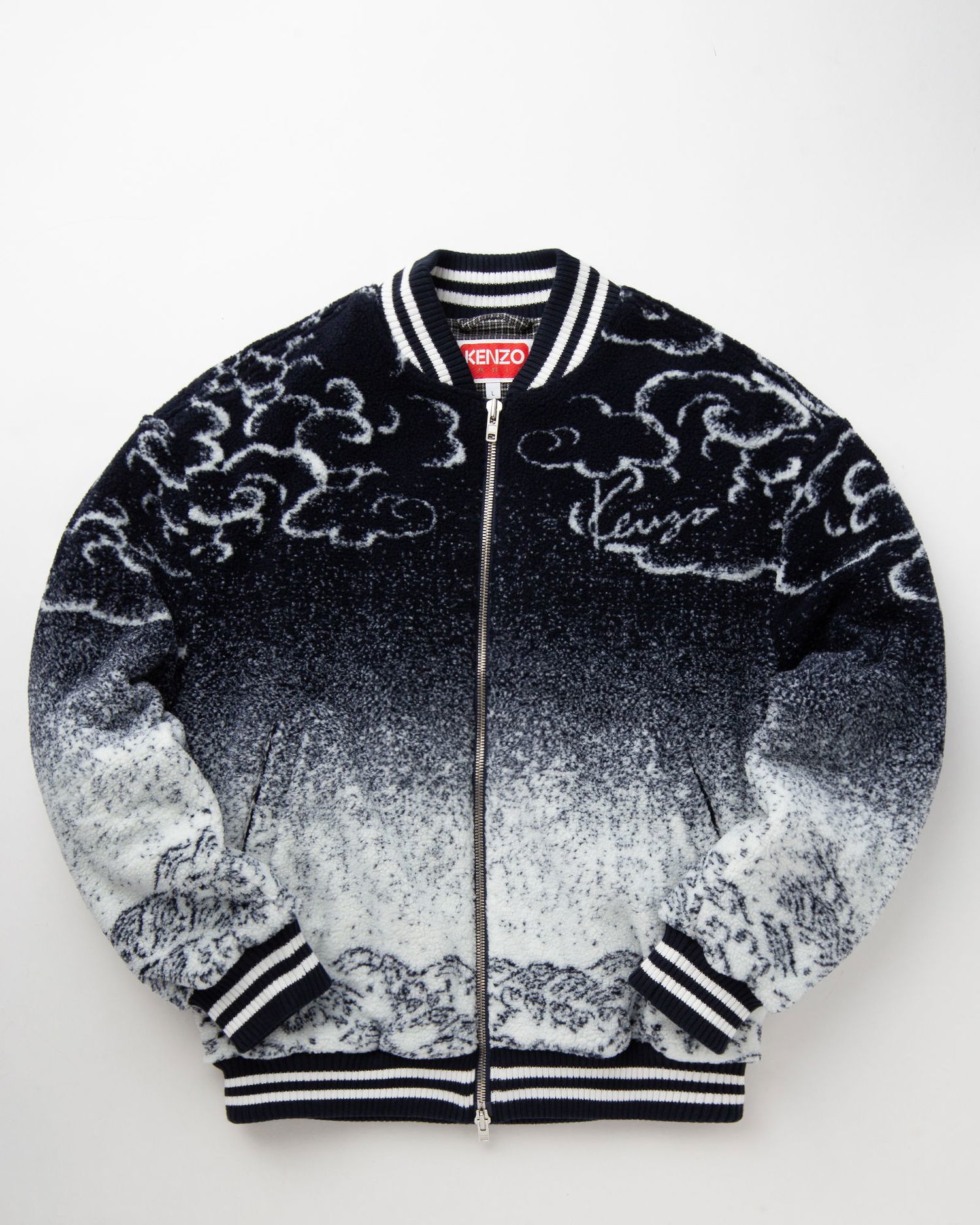 Bomberjakke KENZO CLOUD TIGER BOMBER JACKET Flerfarvet | FE68BL2004FA.MU, 0