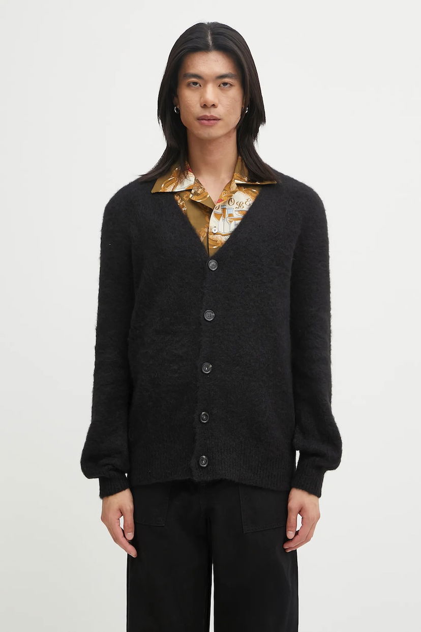 Sweater A.P.C. A.P.C. Davis Cardigan Sort | WPABE.M22330