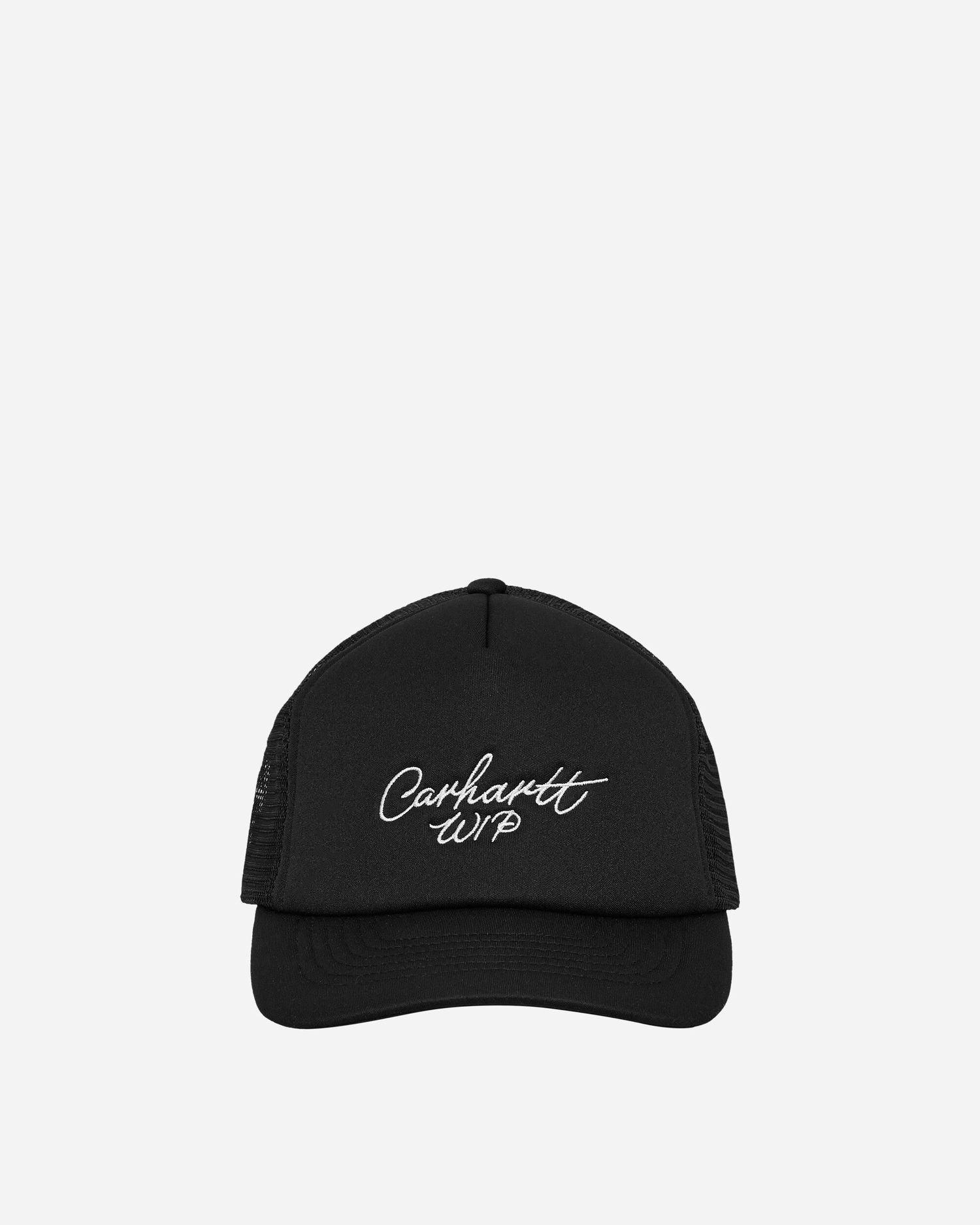 Kasket Carhartt WIP Signature Trucker Cap Black Sort | I034024 0D2XX, 0