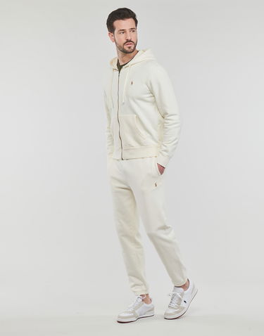 Sweatshirt Polo by Ralph Lauren Molleton Dye Hoodie Hvid | 710916692003, 2