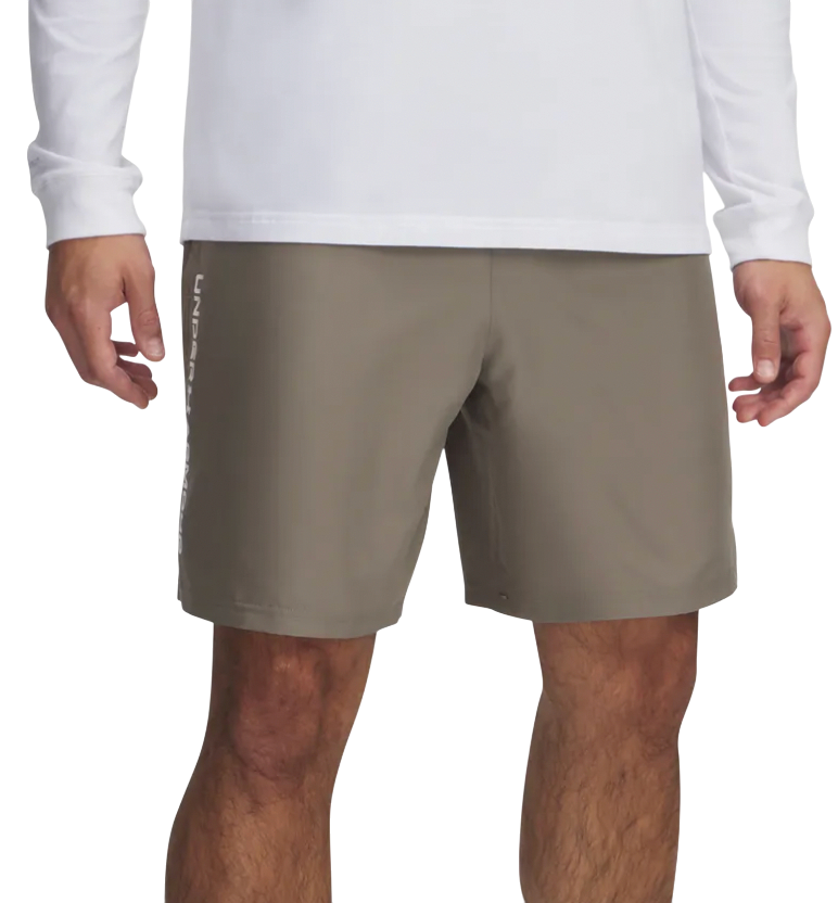 Shorts Under Armour Tech Woven Wordmark Shorts Beige | 1383356-201