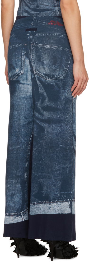 Nederdel Jean Paul Gaultier Gaultier Trompe L'œil Maxi Skirt Blå | 23/15-F-JU055-J530-5950, 2