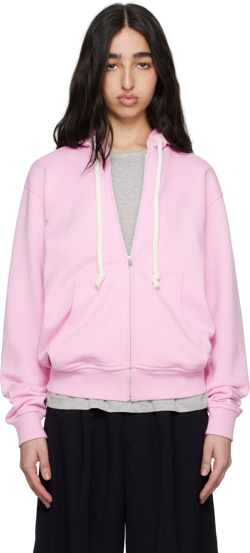 Sweatshirt Comme des Garçons Comme des Garçons Shirt Zip Hoodie Lyserød | FO-T018-051