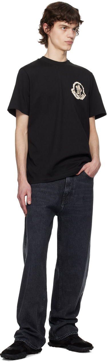 T-shirt Moncler Moncler Archivo Creativo T-Shirt Sort | K10918C0005289AJS, 4
