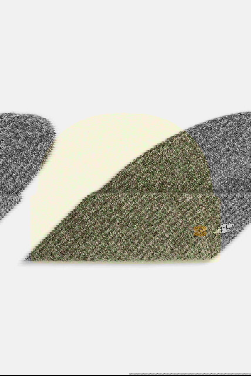 Beanie GANNI Ribbed Melange Brushed Mohair Beanie Flerfarvet | A7097, 0