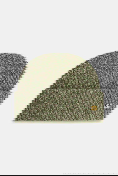 Beanie GANNI Ribbed Melange Brushed Mohair Beanie Flerfarvet | A7097, 0