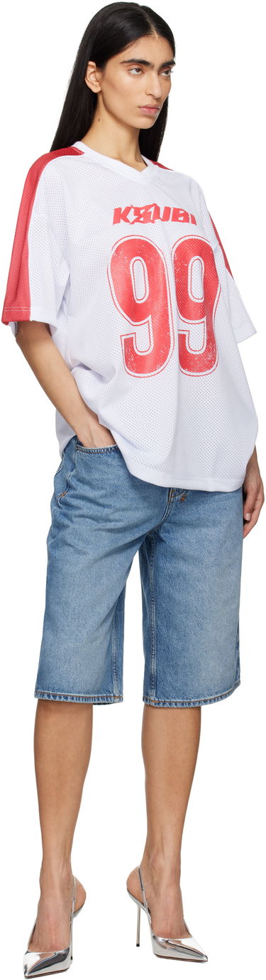 Jersey Ksubi Ksubi Stinger Moto Boyfriend T-Shirt Hvid | WSP25TE012, 3