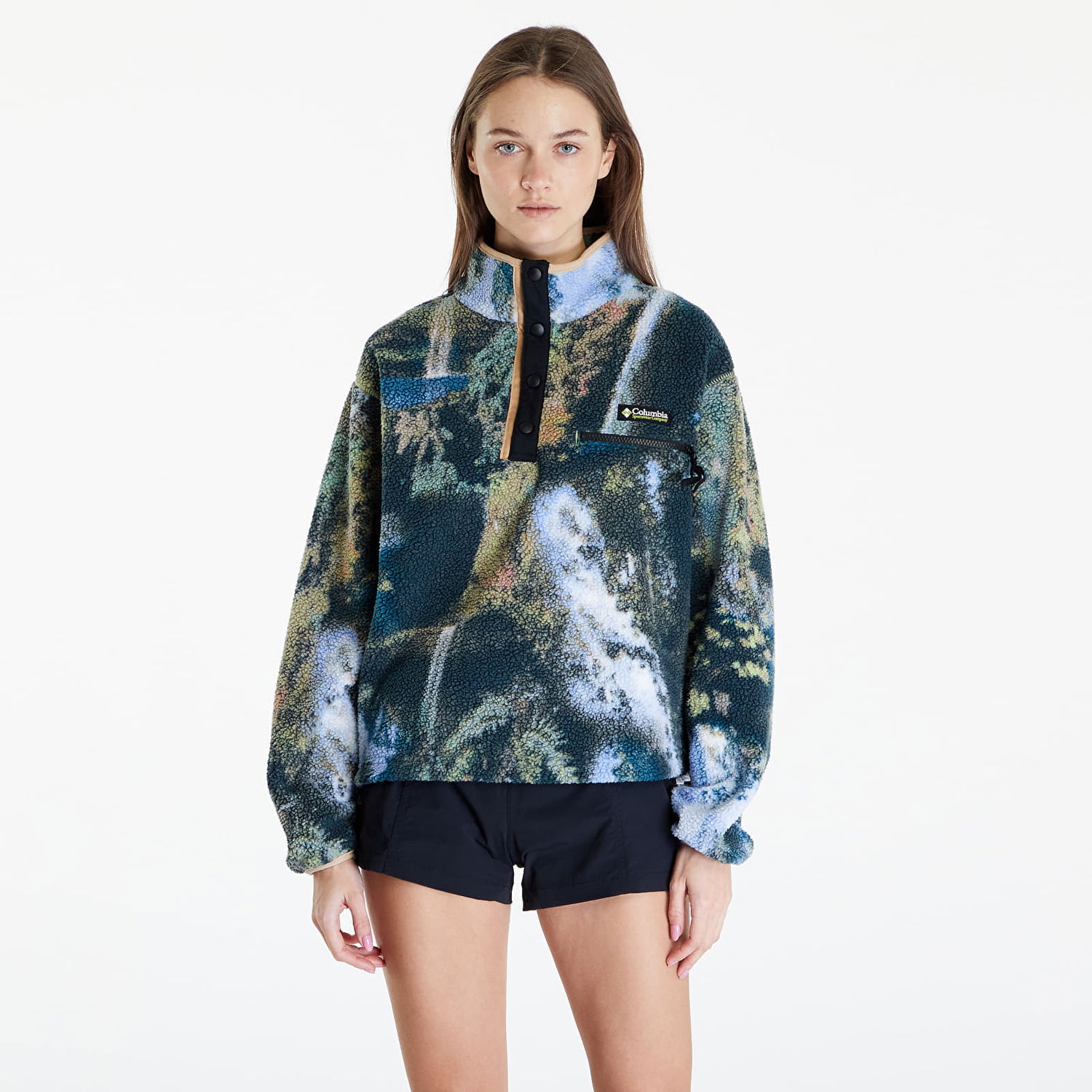 Sweatshirt Columbia Helvetia Half Snap Sweatshirt Green Flerfarvet | 2014561388, 0