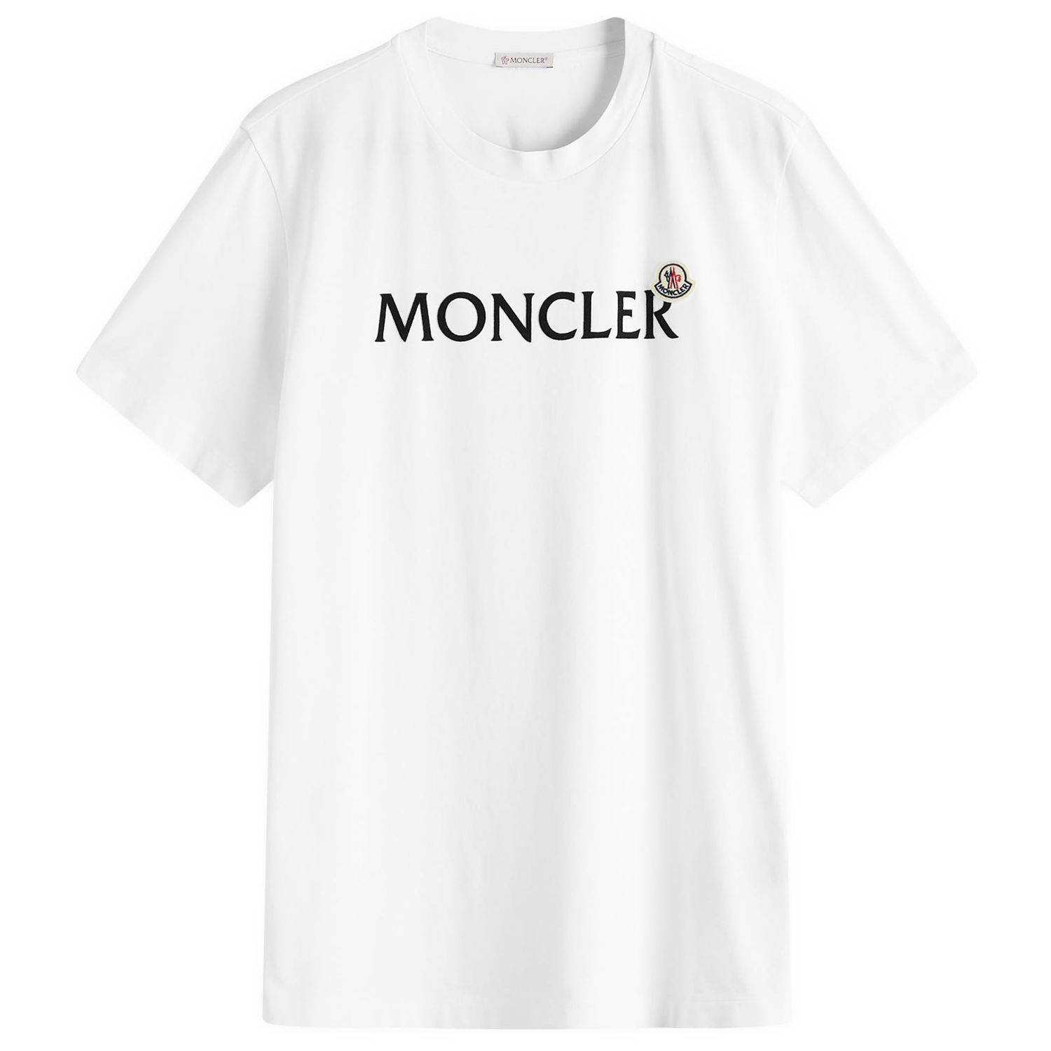 T-shirt Moncler Men's Logo T-Shirt Size X-Small Hvid | 8C000-75-8390T-001, 0